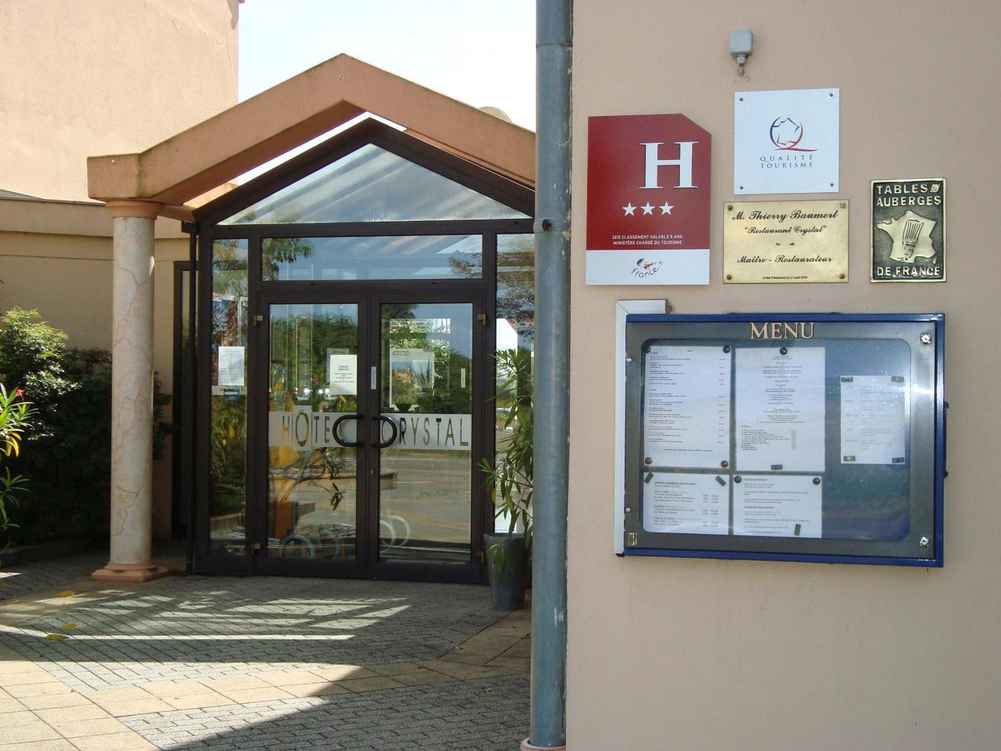 Hotel Restaurant Crystal Erstein Exterior foto